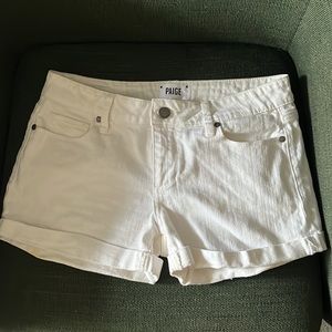 Paige White Jean shorts